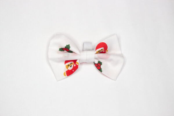 Santa Christmas bow tie