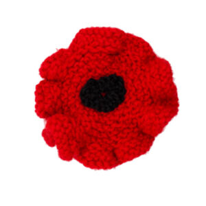 Knitted Poppy for Dogs